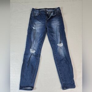 Celebrity Pink Jeans Juniors  13/31 Mid Rise Ankle Skinny Stretch Waist